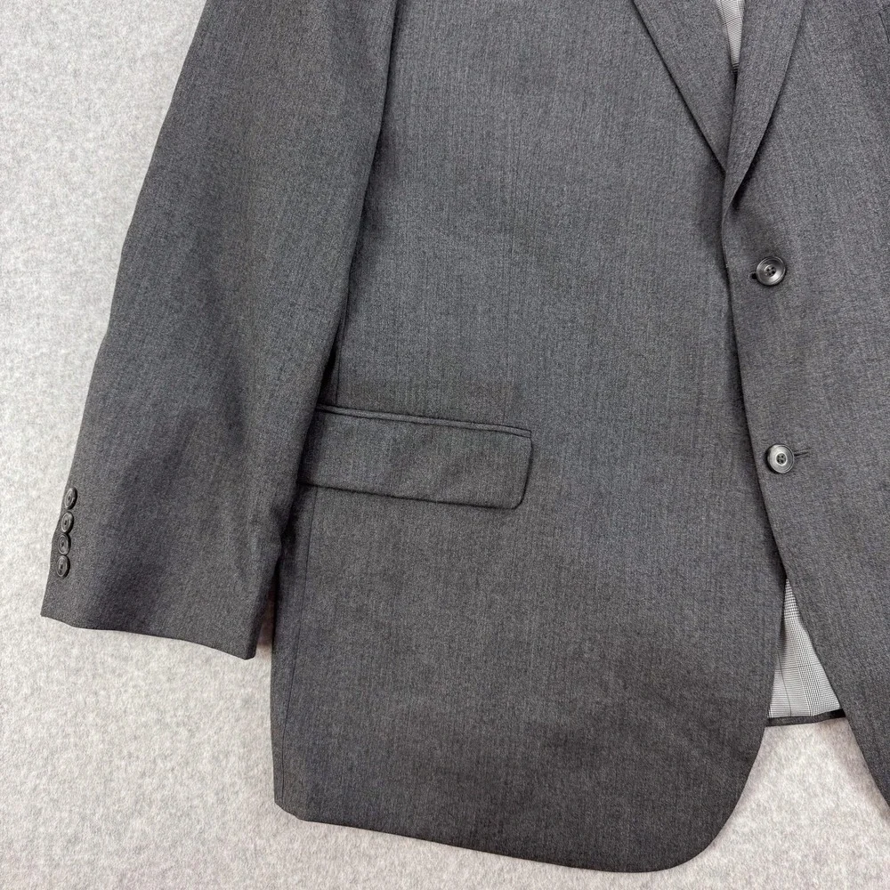 Jos A Bank 1905 Suit Jacket Mens 54L Gray Wool Big & Tall Tailored Fit 2 Button